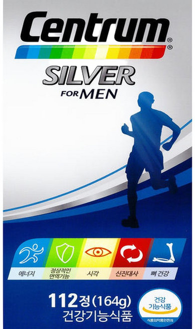 센트룸 실버 포맨 112정 Centrum Silver for Men, 1개