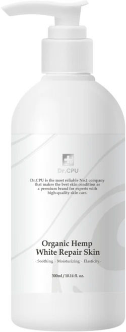 닥터씨피유 올가닉 헴프 화이트 리페어 스킨 300ml, 1개 - 쿠팡