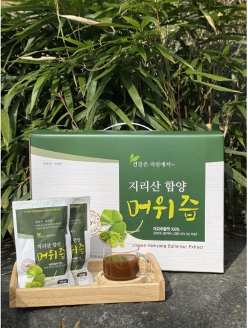 지리산 함양 머위즙 (1BOX), 60개, 90ml