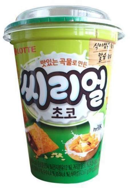 롯데 씨리얼 초코 컵 과자 스낵 초콜릿, 1박스, 89g
