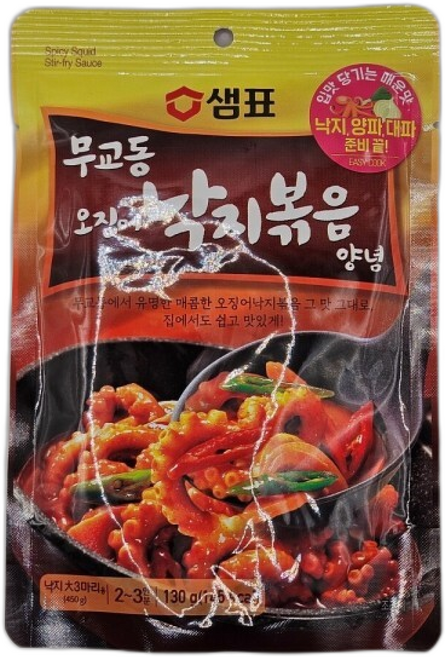 샘표 무교동 오징어낙지볶음 양념, 6개, 130g