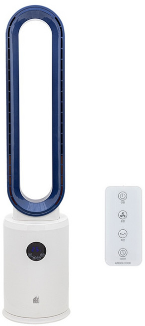 엔젤쿡 12단 날개없는 스탠드형 에어홀 선풍기, AGC-WL2000