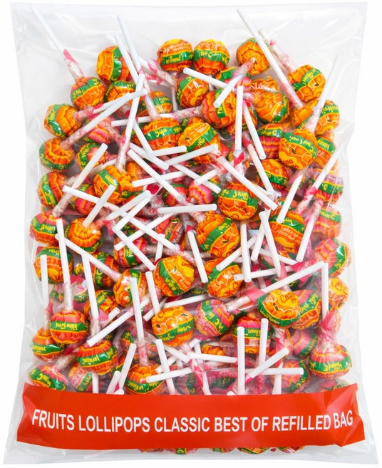 츄파춥스 후루츠 롤리팝 1116g 어린이집 학교 유치원 교회 사무실 탕비실 대용량 간식 과자 모음, 1.116kg, 1개