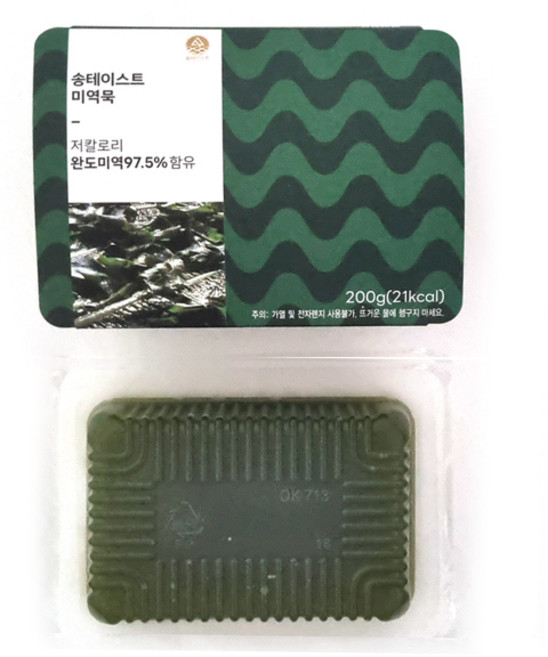 완도미역으로 만든 미역묵 200g, 10개
