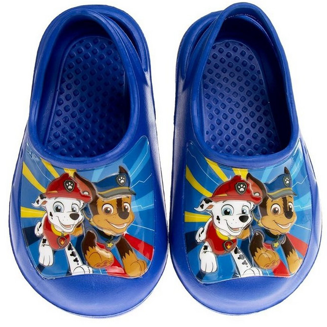 Nickelodeon Paw Patrol 남아용 클로그 슬립온 백스트랩 포함 (유아/어린이) 블루. 유아 5-6