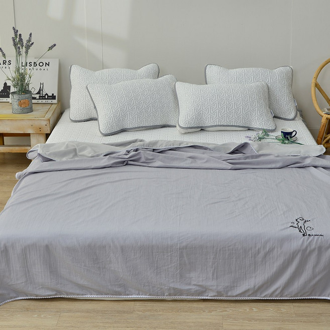 달콤한하루 시원한 냉감이불 여름이불+패드+베개커버