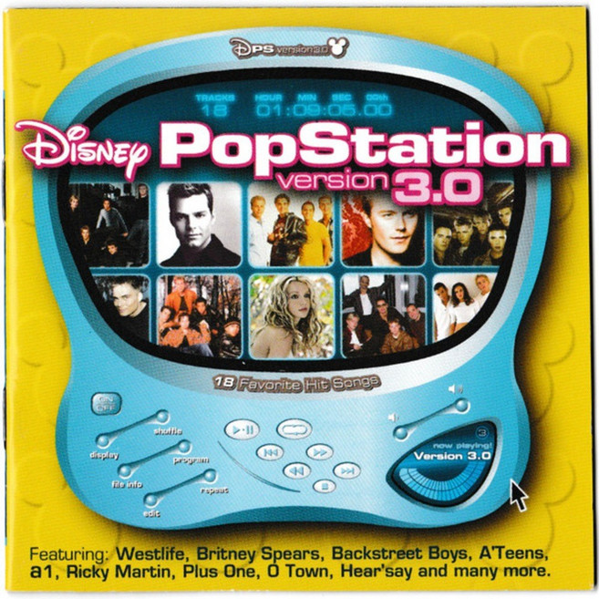 미개봉CD) Disney Pop Station Version 3.0 (CD+VCD) - Britney Spears/Westlife/BackStreetBoys/Bosson