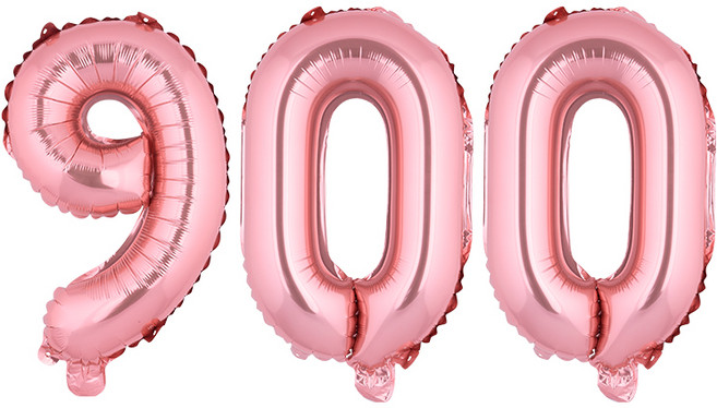 아트포유 백일 100일 200일 300일 풍선 이벤트 세트 3P, 핑크 골드 900, 1개