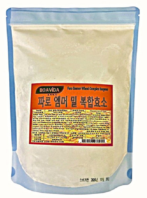 파로 엠머 밀 복합효소 분말, 1개, 500g