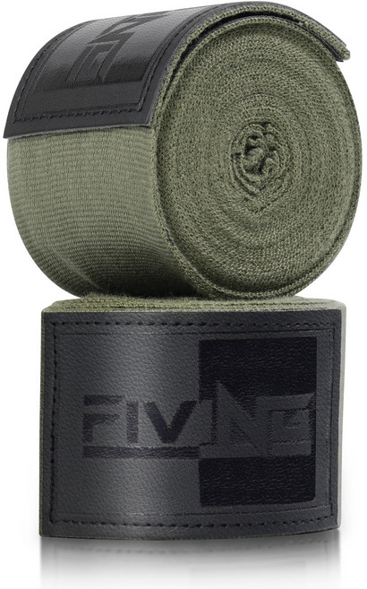 FIVING 복싱 핸드랩 권투 밴디지 450cm손목붕대, 1세트, 그린