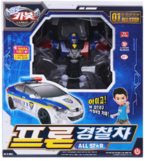 헬로카봇 프론 경찰차 올스타, 혼합색상, 1개