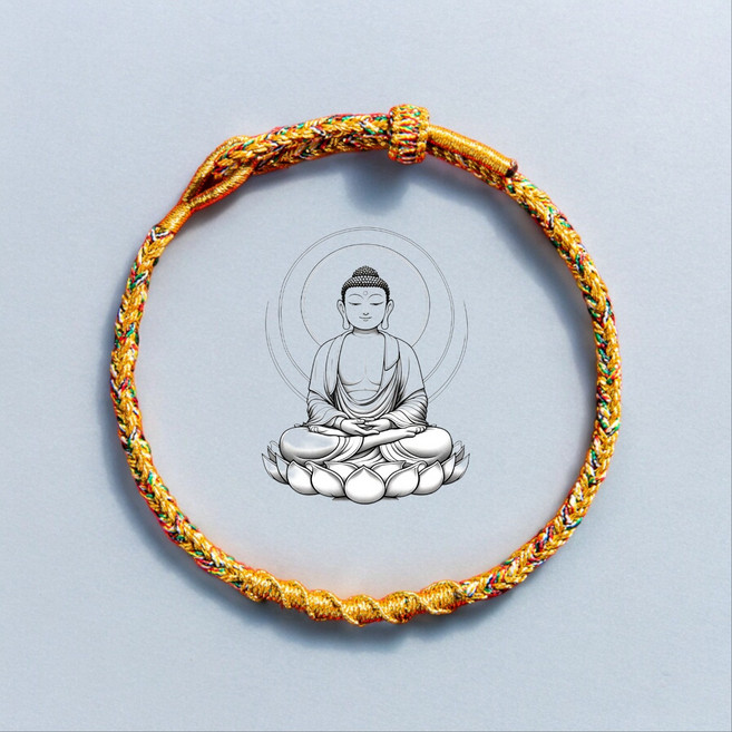 사업운 재물운 상승 행운 수호신 매듭 실 팔찌