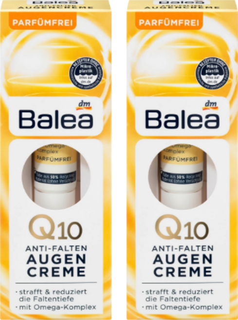발레아 Q10 안티링클 아이크림 15ml X 2개 / Balea Q10 Augencreme
