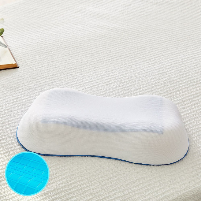 [모던하우스] 머리가 시원한 쿨젤 메모리폼 베개 주니어땅콩형, 1개