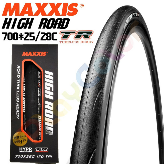 MAXXIS【TR】NEW HIGH ROAD 無內胎 700C 外胎 輪胎【2023669】, 1個, 28C