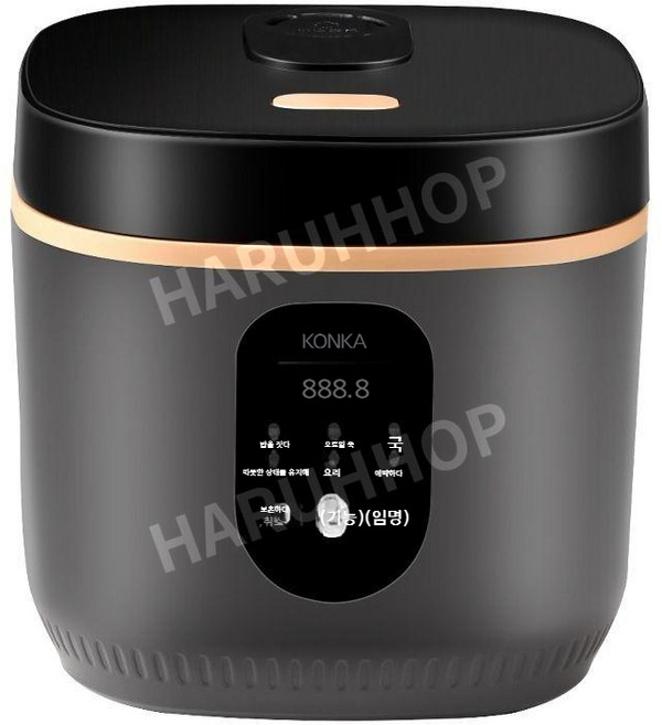 Konka 10인용 IH전기 압력 밥솥 가정용 쌀밥 잡곡밥 보온 5L 프리미엄 다기능 고급형, 3L 스마트