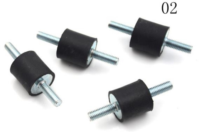 진동 방지 무음 블록 보트 자동차 마운트 수 도구 M4 충격 댐퍼 개/로트, 03 M5, 1개