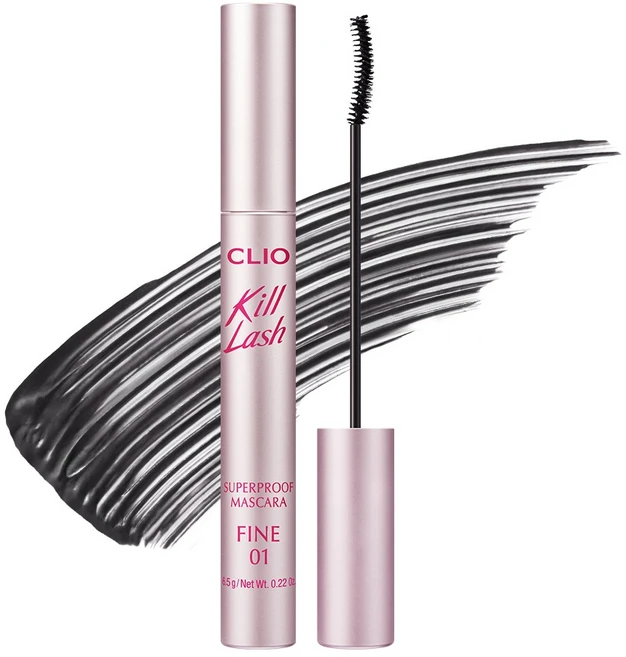 클리오 킬래쉬 수퍼프루프 마스카라 파인, 001 바닐라블랙, 1개 - 쿠팡