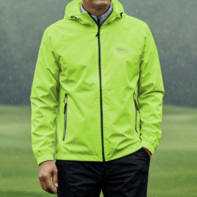 곽씨네슈퍼 남자 골프 비옷 세트 우비 우의 상하의, 그린, 1세트