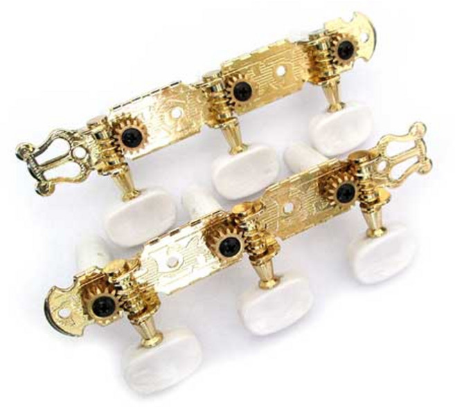 뮤레 통기타 클래식기타 헤드머신 1세트, 선택02-클래식기타 고급헤드머쉰 (한세트), 1개