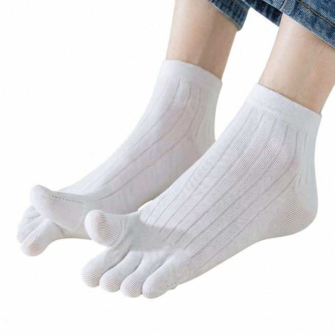 리브앤다 남성 발가락양말 여름 땀흡수 양말 5켤레 세트