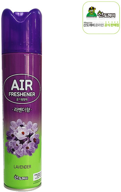 산도깨비 실내탈취제 방향제 공기청향제 라벤더, 1개, 300ml
