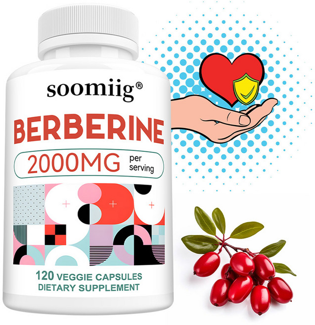 베르베린 2000mg 캡슐 120정, 1개, 60정