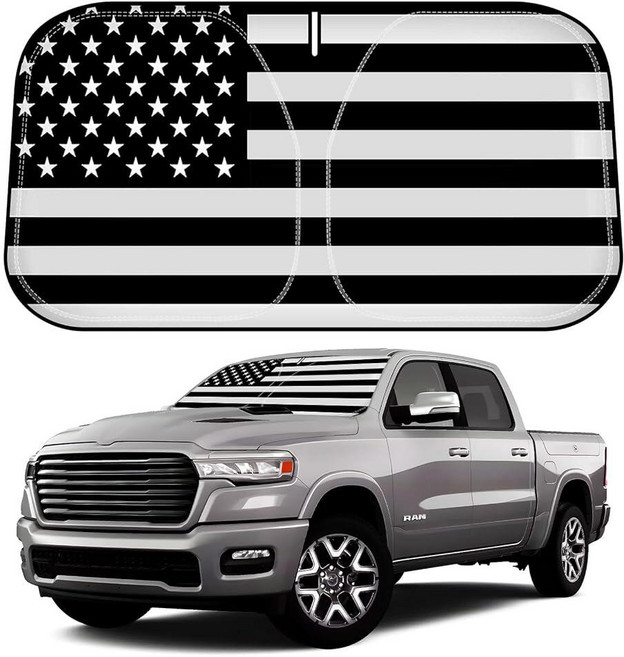D-Lumina Windshield Sun Shade for Mazda CX-5 2017-2025 CX5 Accessories Front Window Sunshade Amer, Silver & Black-Fit 2019-2025 D