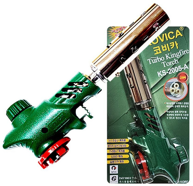 캠핑 터보 3구 왕토치 소토토치 캠핑 용품 용접토치 토치 가저용토치 요리용토치, 1개