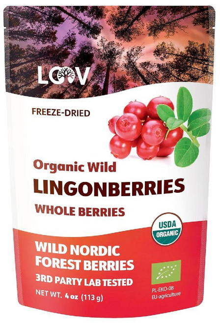 링곤베리잼 동결건조 북유럽 야생 말린과일 무설탕 Jam 113g, 1개