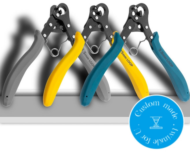 9핀 구자말이 루프플라이어 주얼리 공구, 1.5mm 그레이, 1개