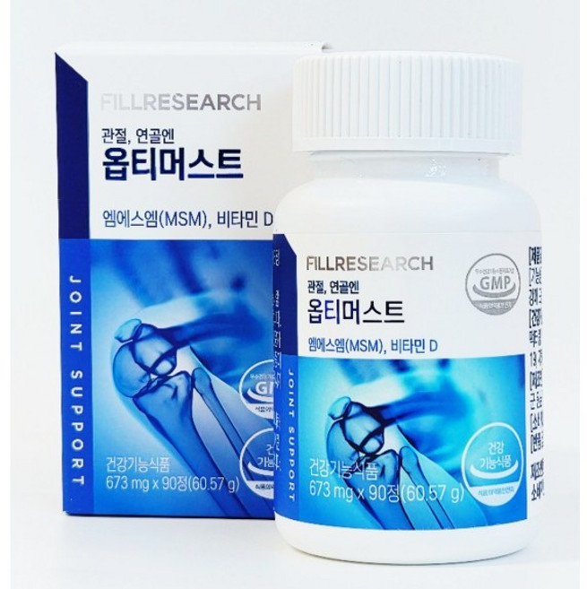 관절연골엔 옵티머스트 99.9% 1박스 관절 건강 케어, 90정, 1개