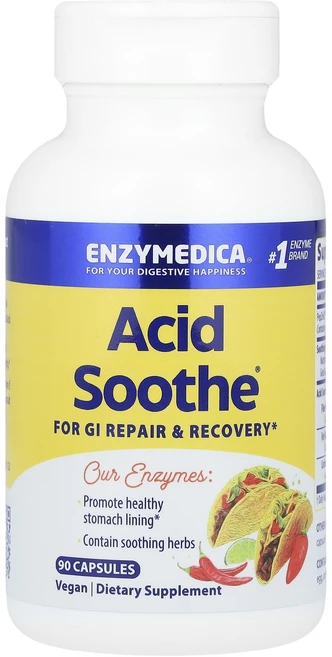 Enzymedica 산 완화제 90캡슐, 1개, 90정 - 쿠팡