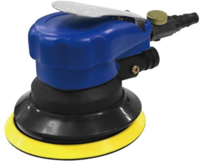 한경공구 UDT 에어 원형 흡입 센다 샌더 샌더기 5인치 UD-1638, 1개