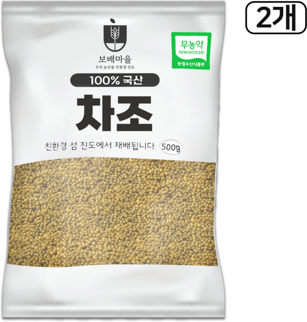 [햇곡 / 농부가 직접 보냄]100% 국산 유기농 차조, 1개, 1kg