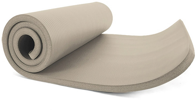 아이워너 요가매트 NBR 20mm, 오이스터 그레이, 1개