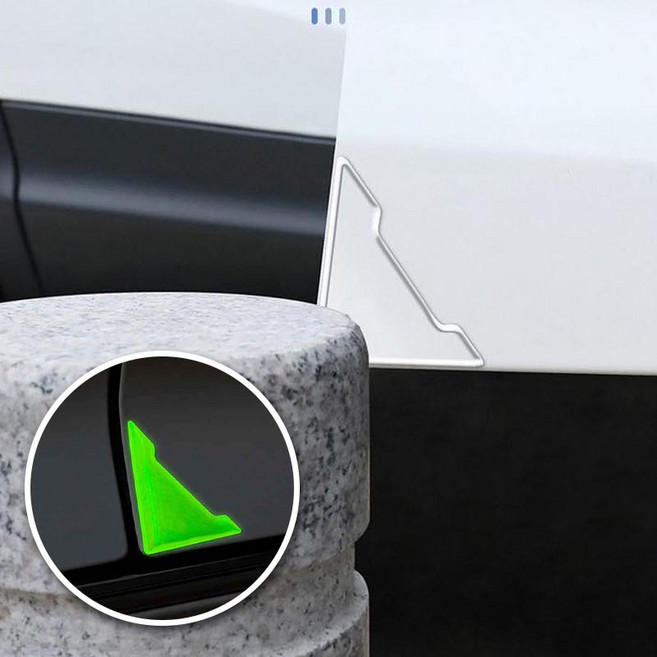 실리콘 투명 자동차 모서리 도어 가드 차문 문콕 방지 실리콘, 1세트