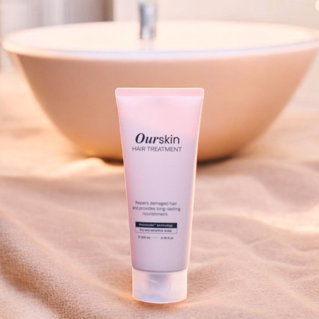 [본사 정품] 몽디에스 아워스킨 패밀리 온가족용 건성 두피 단백질 트리트먼트, 2개, 200ml