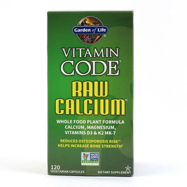 Garden of Life 비타민 코드 로우 칼슘 베지테리안 캡슐, 120개입, 1개, 120정 - 쿠팡