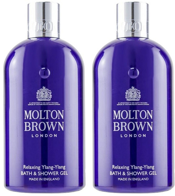 몰튼브라운 릴렉싱 일랑 배쓰 & 샤워젤, 2개, 300ml