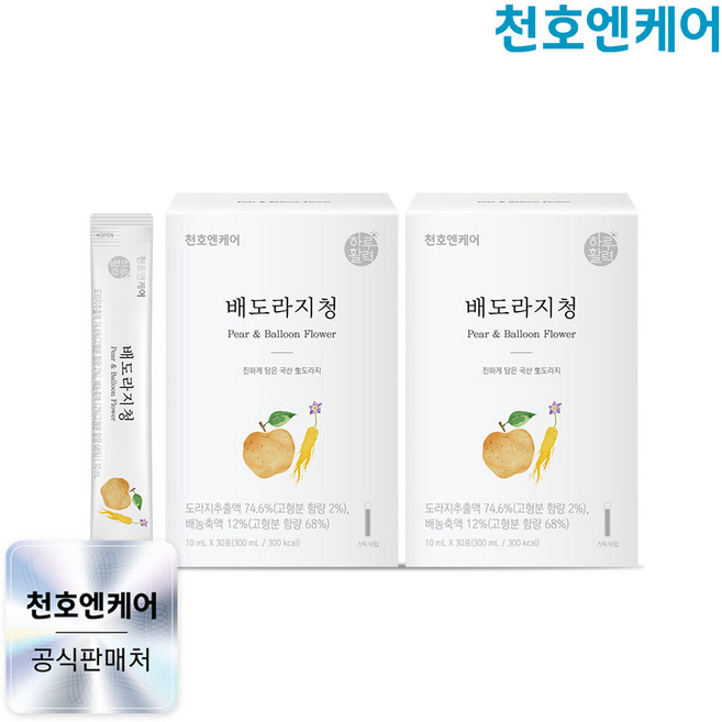 하루활력 배도라지청, 300ml, 2개