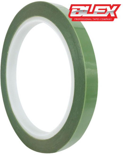 BLEX 내열 실리콘 테이프 녹색 0.07T x 10mm 50M, 1개