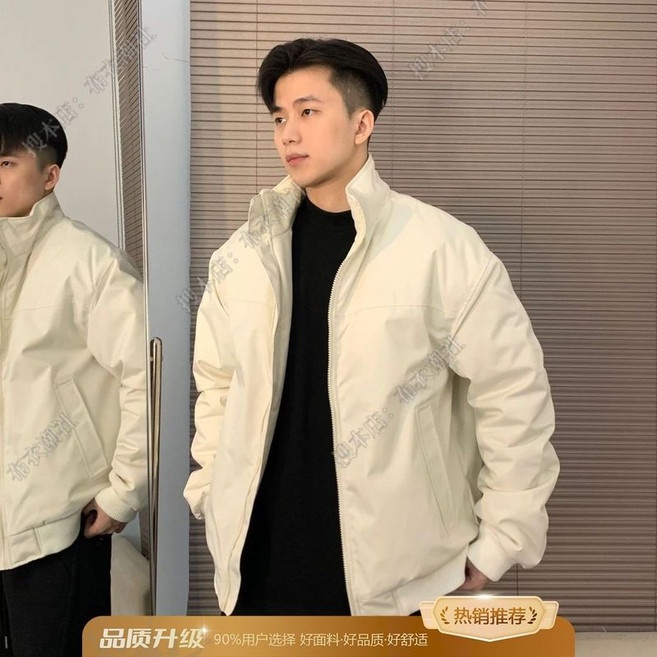 美式教練立領夾克 男款春秋工裝外套