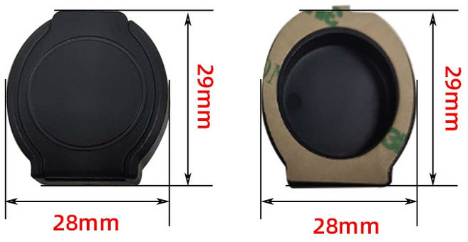 슬라이드형 카메라 커버 노트북 태블릿 렌즈 보호 해킹 방지 사생활 보호 스티커, 1팩 - USB 외부 카메라 커버 - 대형