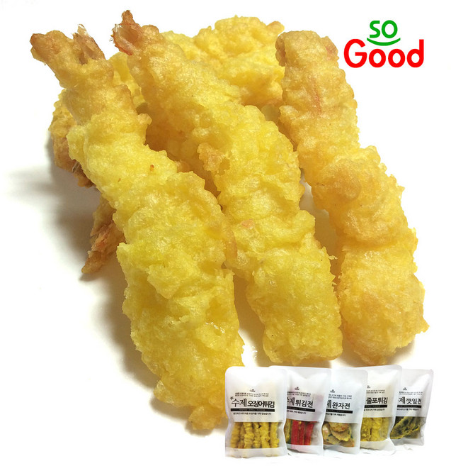 쏘굿 수제 새우튀김, 1개, 300g