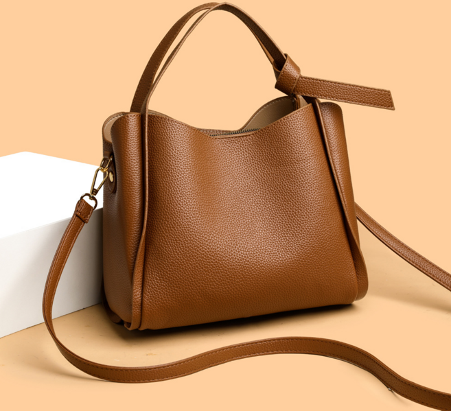 토트잇 고급스러운 가죽 숄더 크로스백 직장인 크로스백