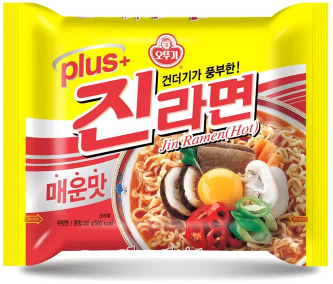 [퀴클리몰] 오뚜기 진라면 플러스 매우맛 120g x 30개, 1개