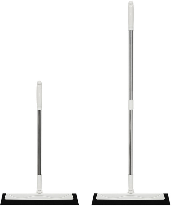 벨라까사 욕실 물기제거 스퀴지 길이조절 스크래퍼 바닥청소, 화이트, 2개