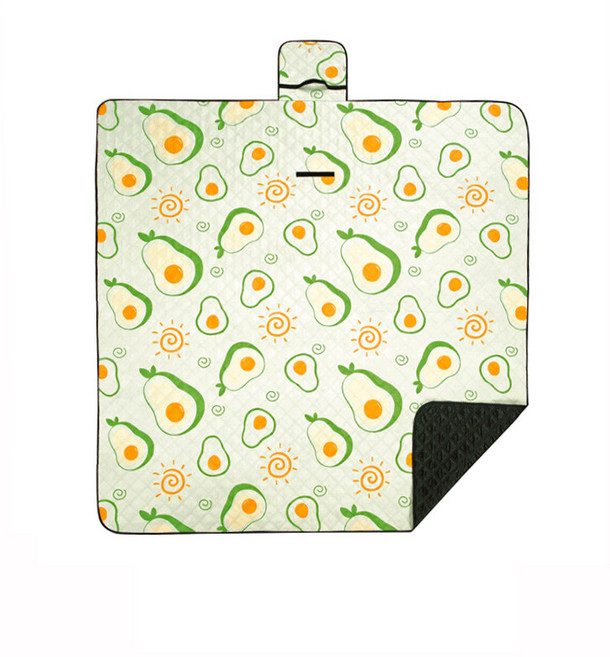 초음파 용접 방수 방습 두꺼운 피크닉 매트 - 비치 캠핑 야외용, 흰색