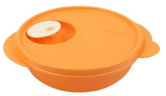 타파웨어 밀폐용기 직장인 도시락통 전자렌지 가능 390ml/400ml, 2개, 오렌지색